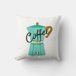 En italiensk kaffemoka kudde