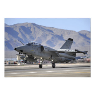 En italiensk Luft Force AMX-kombattant Fototryck