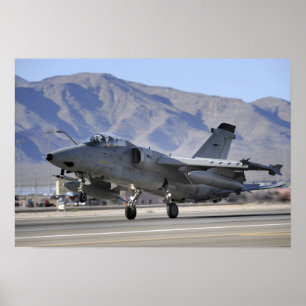 En italiensk Luft Force AMX-kombattant Poster
