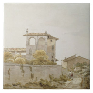 En italiensk villa kakelplatta