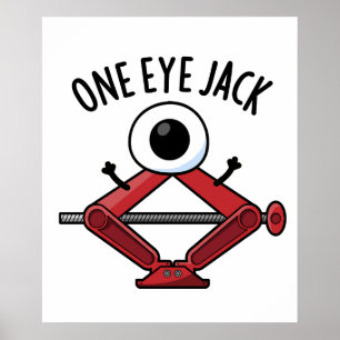 En Jack Funny Car Jack Pun Poster