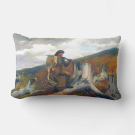 En jägare och hundar Winslow Homer Circa 1891 Lumbarkudde