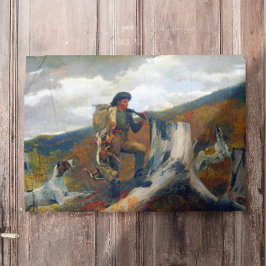 En jägare och hundar Winslow Homer Cirka 1891 Poster