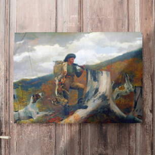 En jägare och hundar Winslow Homer Cirka 1891 Poster
