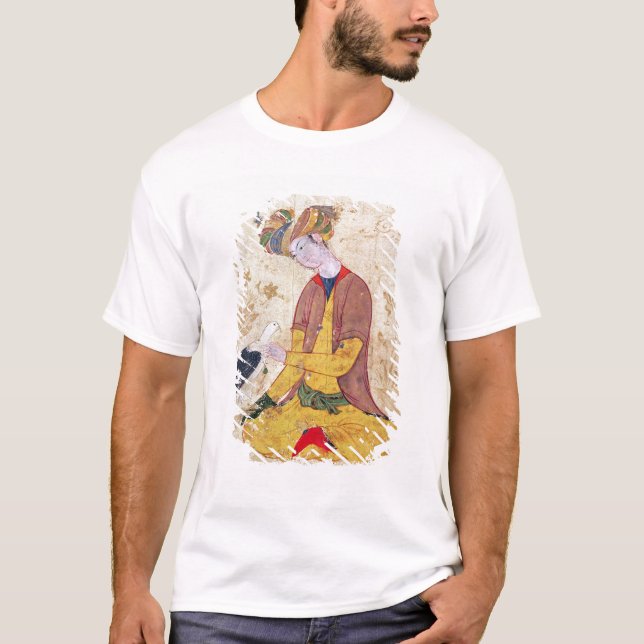 En jägare som slår hans falk t shirt (Framsida)