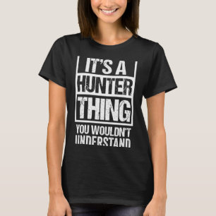 En jägaresak som inte skulle förstås - familjenamn t shirt