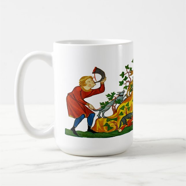 En jakt som vi ska går kaffemugg (Vänster)
