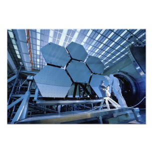 En James Webb Space Telescope-matris Fototryck