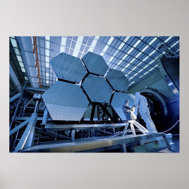 En James Webb Space Telescope-matris Poster (Framsidan)