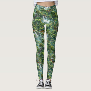 En japansk Garden med Serene Falls Leggings