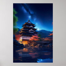 En japansk slott Amidst the Stars