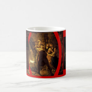 "En järnsmedja" vid Joseph Wright Kaffemugg