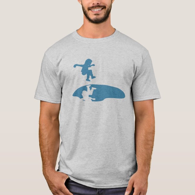 en-jätte-hoppa t-shirt (Framsida)