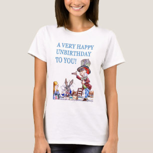 En jätteglada Unbirthday till dig! T-shirt