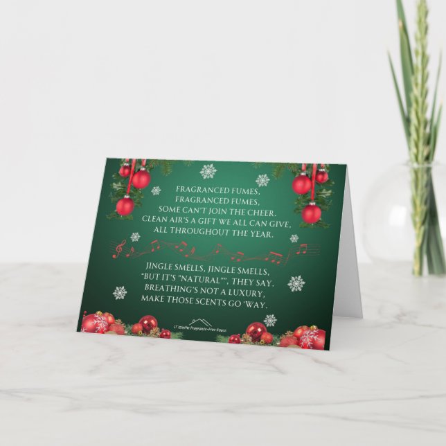 En Jingle Bells Holiday-parodi - Jingle Luktar Tack Kort (Framsida)