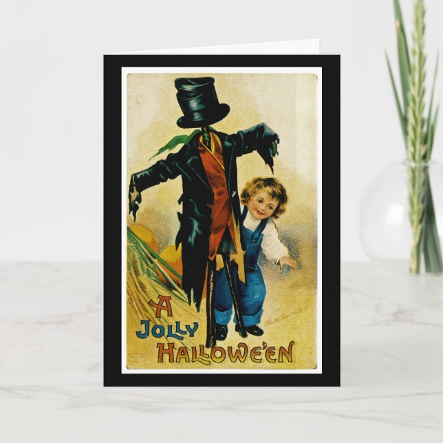 En Jolly Halloween Kort (Framsida)