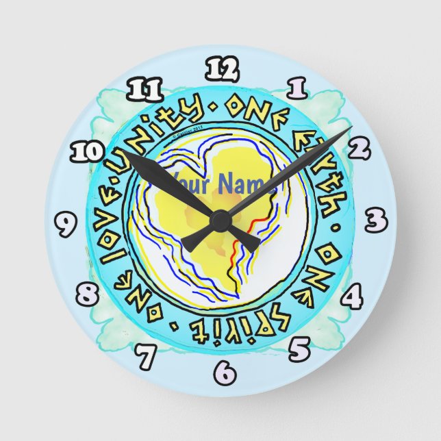 En jord rund klocka (Framsida)