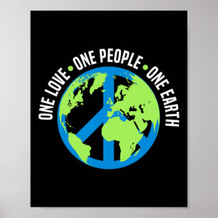 En jorddag för miljöplaneten i Kärlek Poster