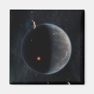 En jordliknande planetsRik i kol och torr. Magnet