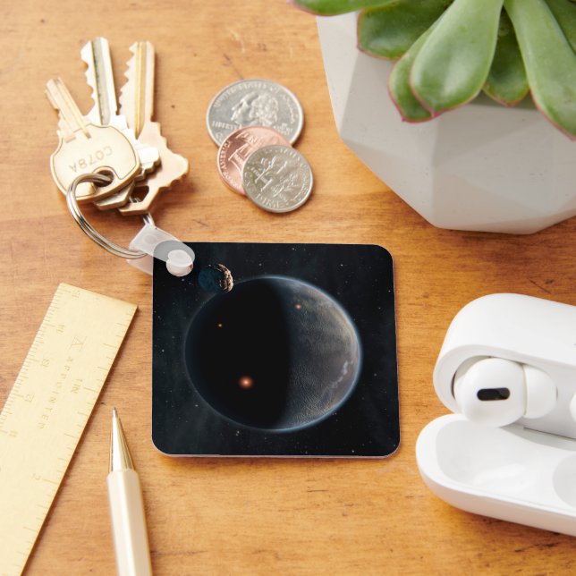 En jordliknande planetsRik i kol och torr. Nyckelring (Skrivbord)