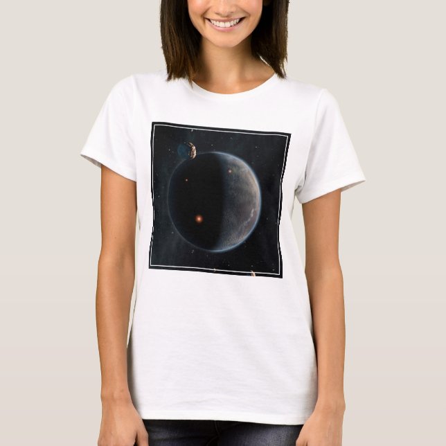 En jordliknande planetsRik i kol och torr. T Shirt (Framsida)