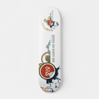 En jordstyrelse skateboard bräda 21,5 cm