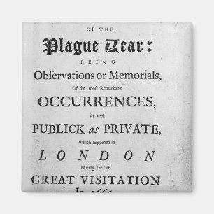 En journal av epidemiåret, 1665 magnet