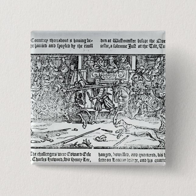 En Jousting turnering Knapp (Framsida)