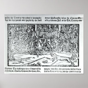 En Jousting turnering Poster