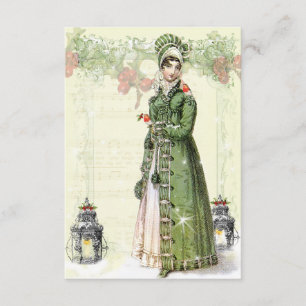 En Joyous Noel Jane Austen Inspired OSA Kort