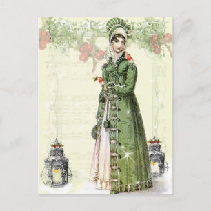 En Joyous Noel - Jane inspirerade Austen Helg Vykort