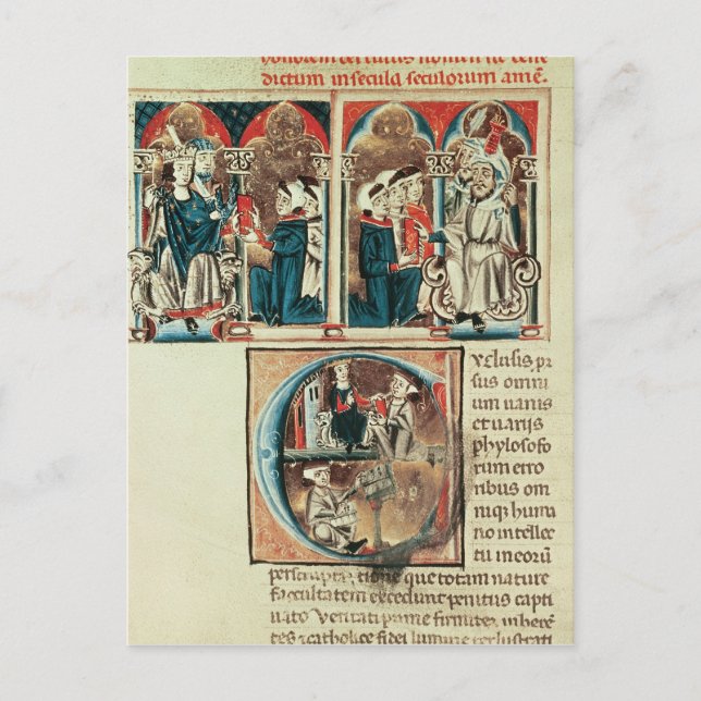 En judisk akademiker vykort (Framsida)