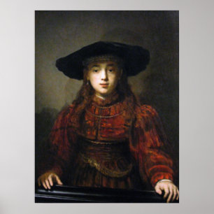 En judisk brud - Rembrandt - 1641 Poster