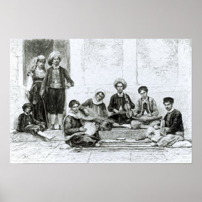 En judisk konsert, Tlemcen Poster (Framsidan)