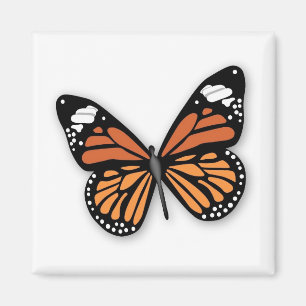 En judisk monarch Butterfly Magnet