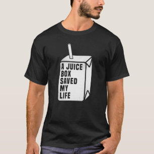 En Juice Box räddade mitt liv 2022 Diabetes Awaren T Shirt