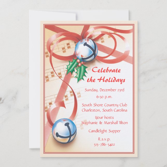 En jul Sång © Inbjudningar (Framsida)