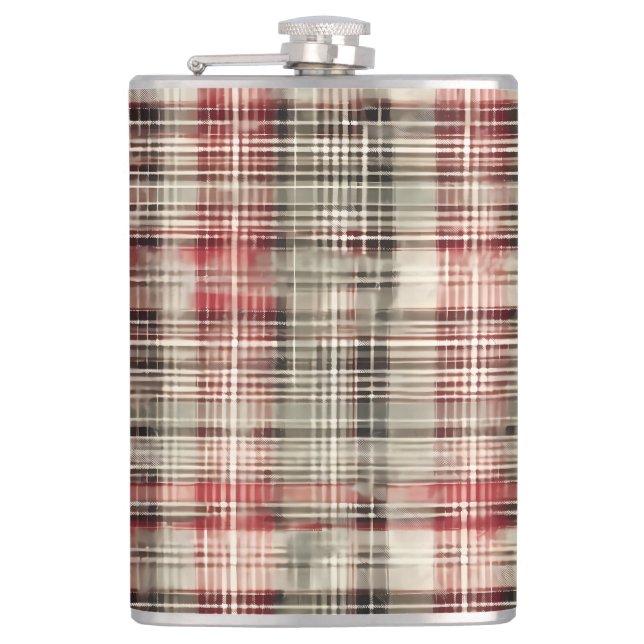 En jul tartan blommig design serie #2 fickplunta (Framsidan)