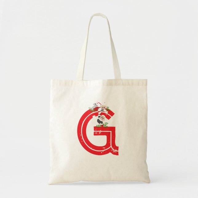En jul - Tote Bag Tygkasse (Framsidan)