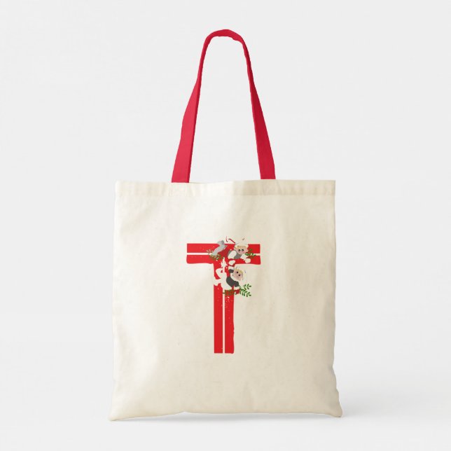 En jul - Tote Bag Tygkasse (Baksida)