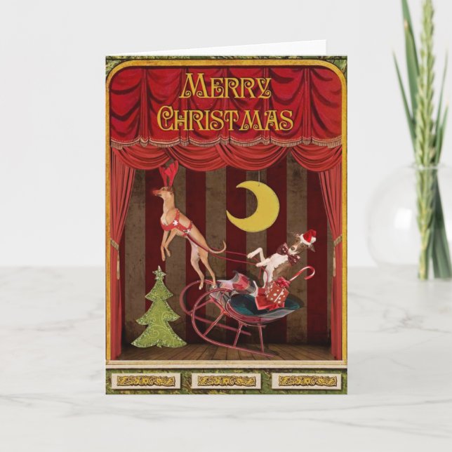 En julberättelse helgkort (Framsida)