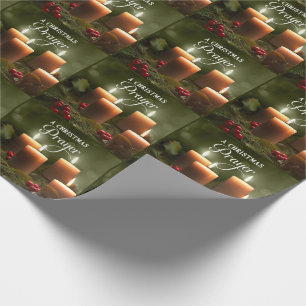 En julbön med Candlight Helgdag Presentpapper