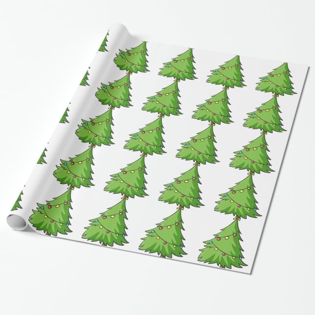 en julgran presentpapper (Utrullad)