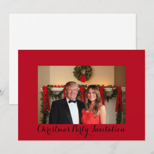 En julinbjudan från Donald och Melania Inbjudningar