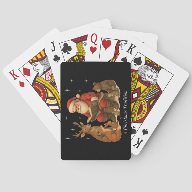 En julklapp casinokort (Baksidan)