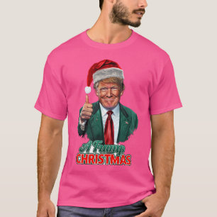 En julklapp - Festive Humor med Santa Donal T Shirt