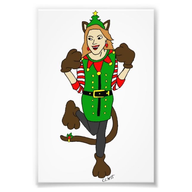 en julklapp fototryck (Framsidan)