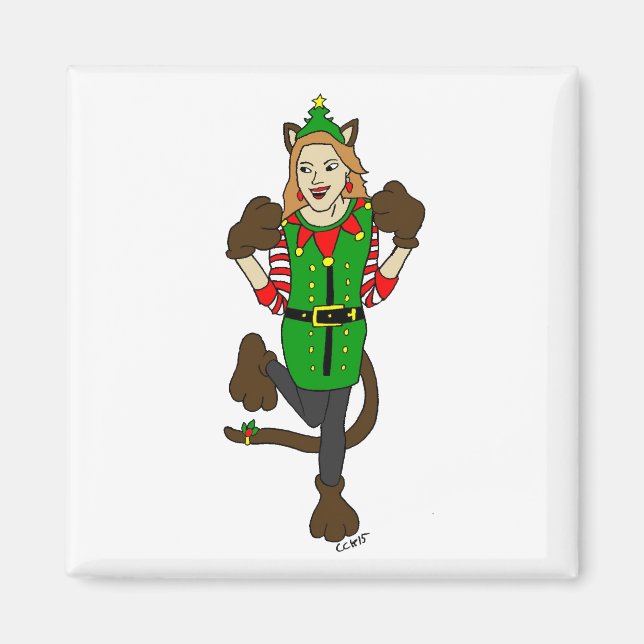 en julklapp magnet (Framsidan)