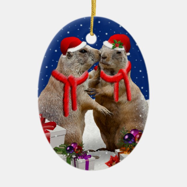 En julkyssprydnad julgransprydnad keramik (Framsidan)