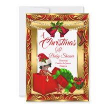 En julpresent pojke flicka bebis dusin Röd Guld AA